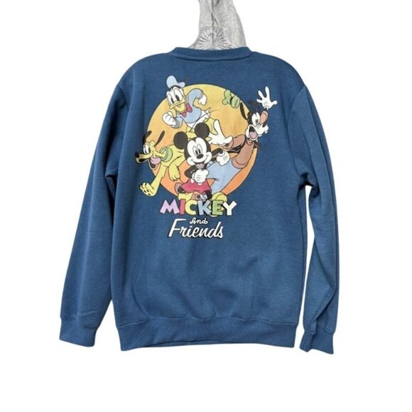 Mickey & Friends Men's Graphic Sweatshirt with Embroidery Size M New - Picture 2 of 7